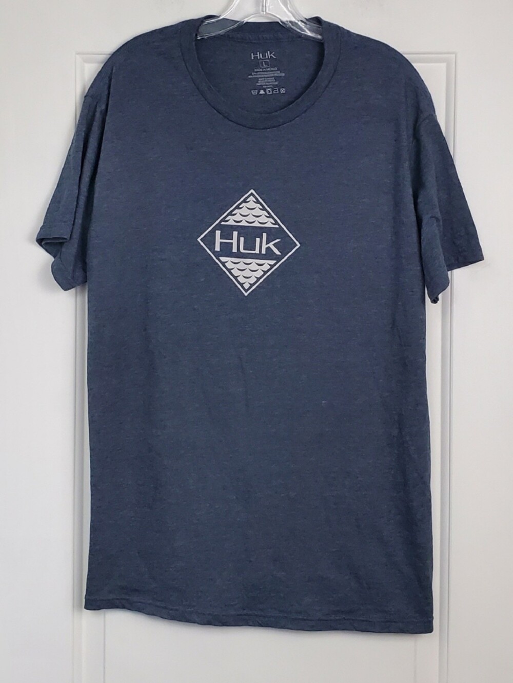 Huk Ripple Tee Performance Fishing Graphic T Shirt Beach - Size L - GUC
